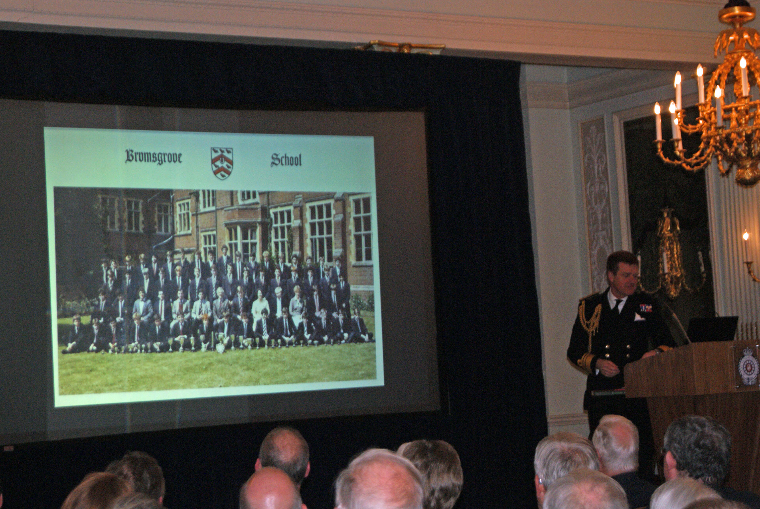 The Eighth Annual Foundation Lecture at the RAC Club, 2nd March 2017. Guest Speaker: Vice-Admiral Ben Key CBE (Old Bromsgrovian)